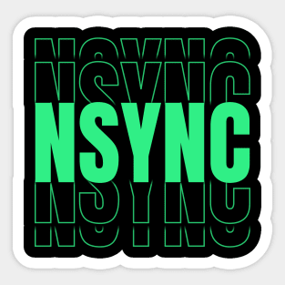 NSYNC urban style Sticker